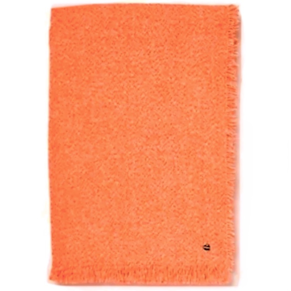 Express Neon Blanket Scarf Bright Orange NWT